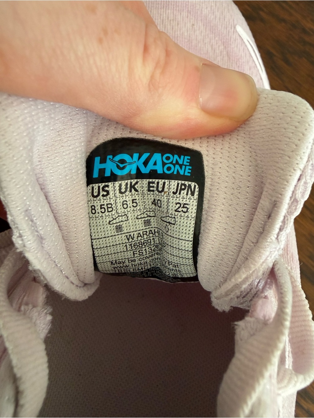 Hoka Arahi 8, Lilac cream/ Leon cantaloupe (orange and purple) - Picture 13 of 15